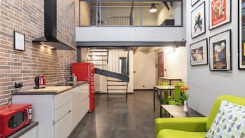 Loft Exclusif, 1 lit double et 1 canapé-lit