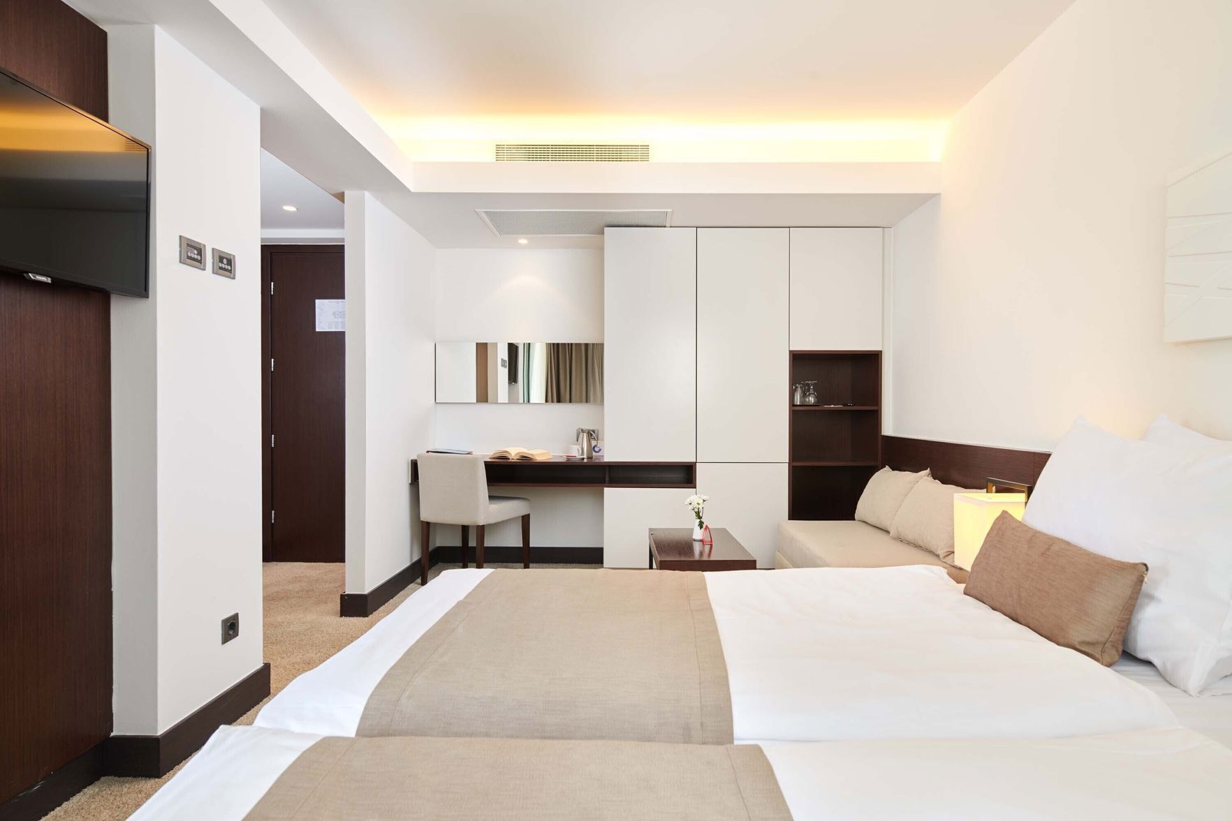 Minibar, in-room safe, desk, blackout drapes