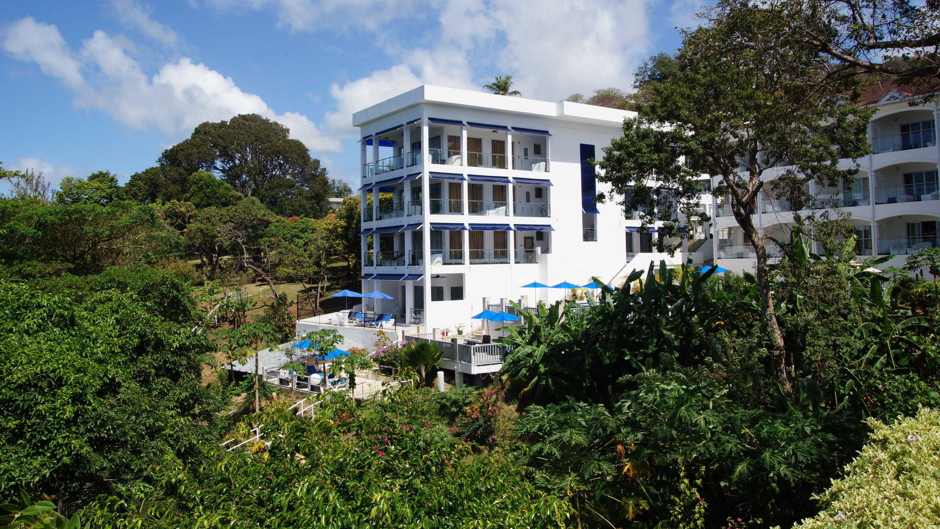 Façade de l’hébergement