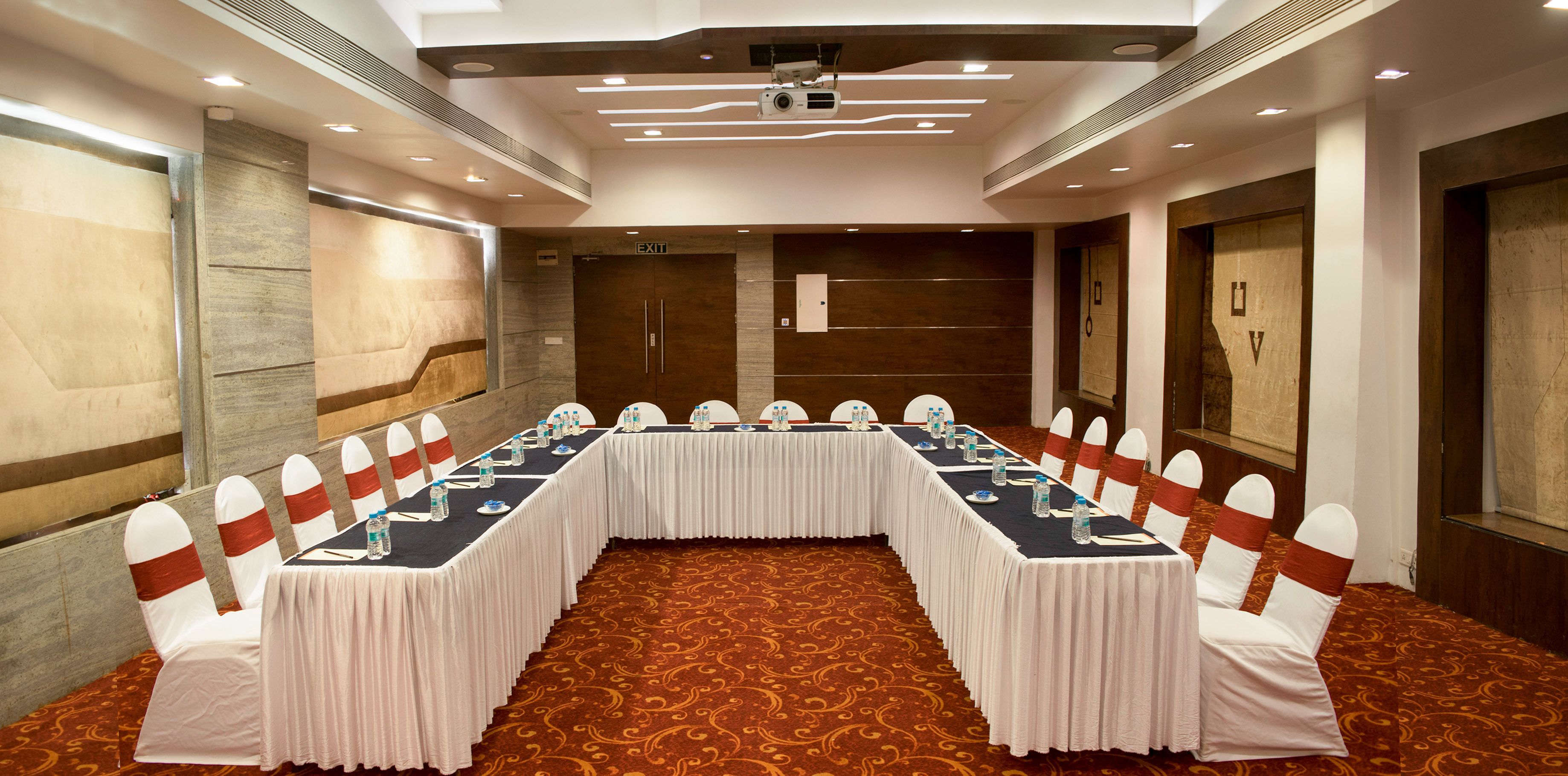 outdoor banquet area