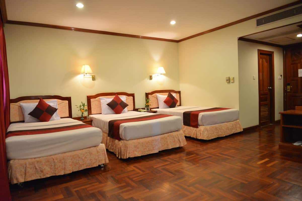 Deluxe Triple Room, 3 Bedrooms, City View | View from room