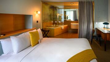 Deluxe | Bathroom | Eco-friendly toiletries, hair dryer, bathrobes, slippers