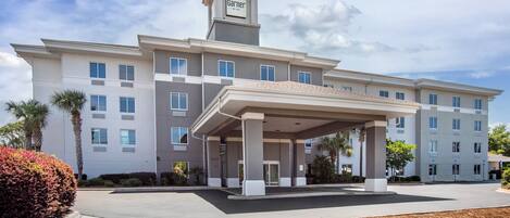 Voorkant van accommodatie