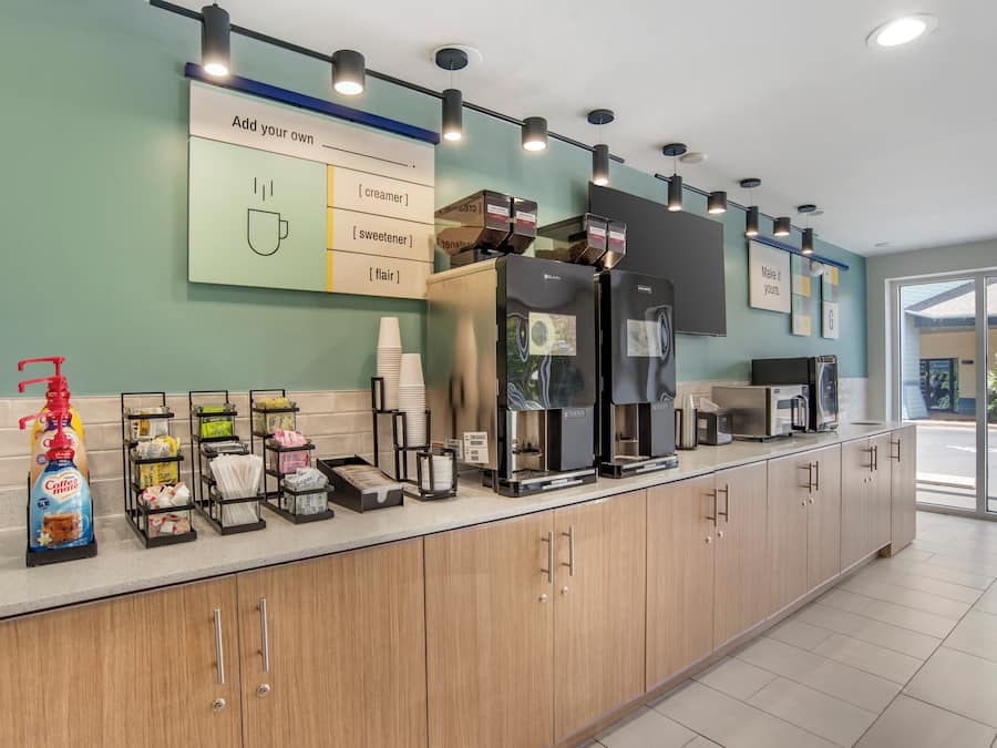 Free daily on-the-go breakfast