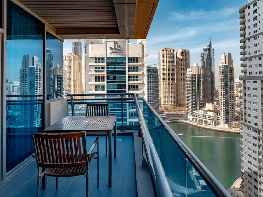 Premium Apartment, 2 Bedrooms (Marina) | Balcony view