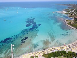 Private beach, white sand, scuba diving, windsurfing