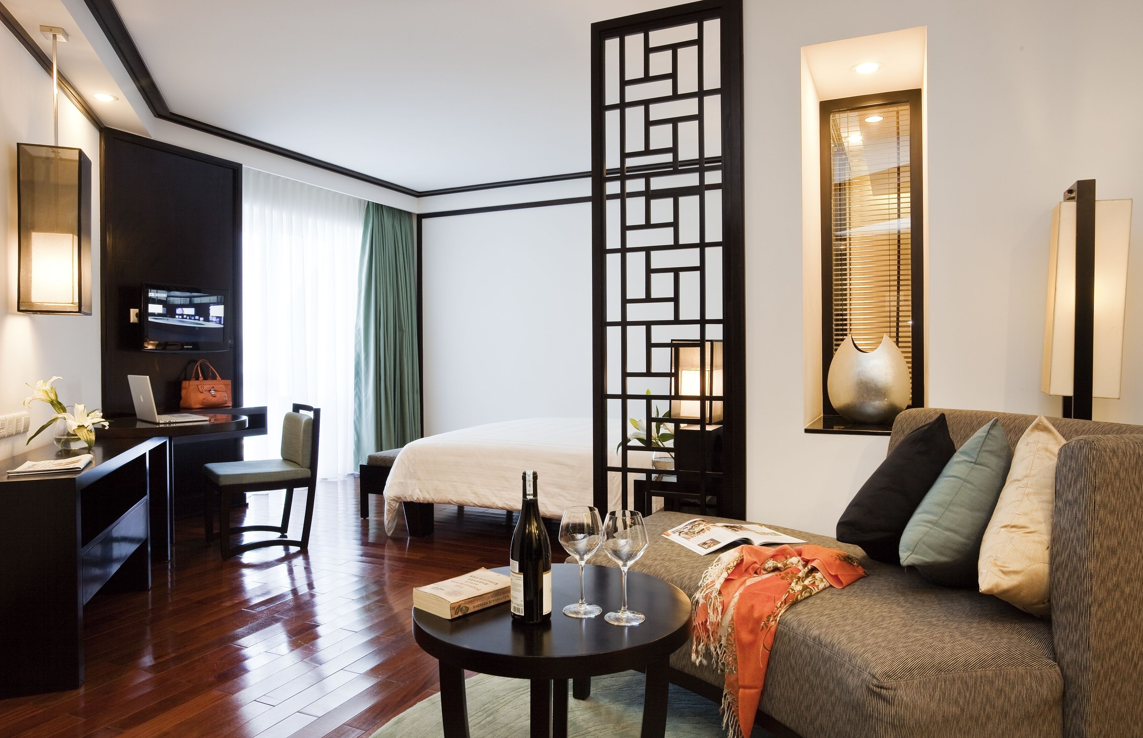 executive room, 1 king bed | living area | lcd tv