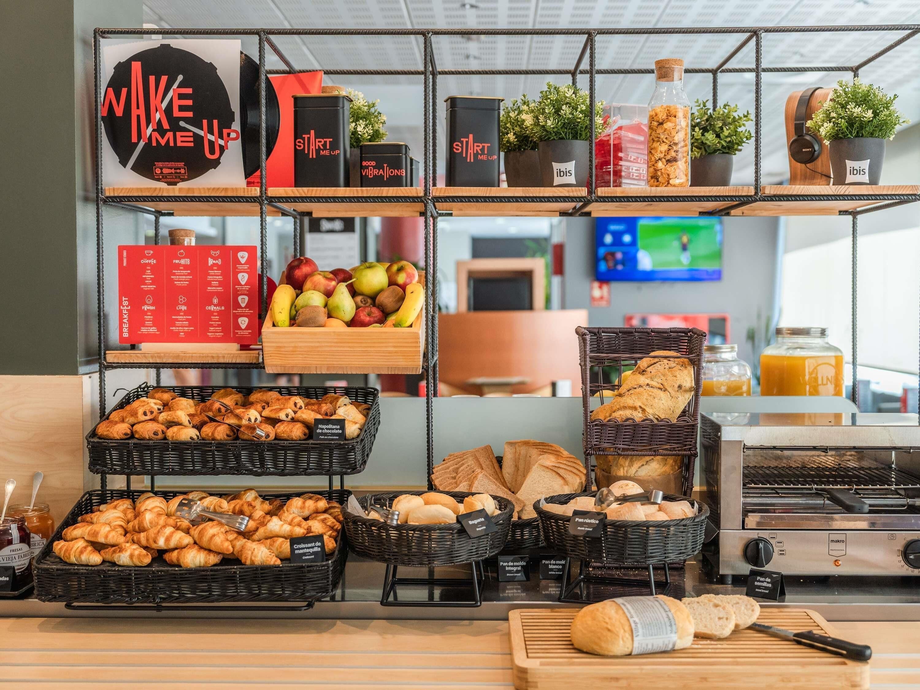 daily buffet breakfast (eur 9.75 per person)