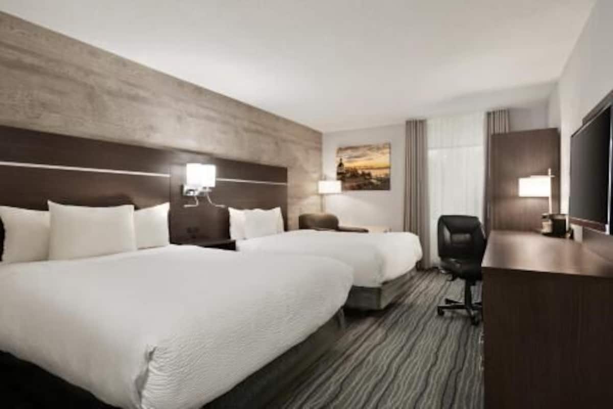 Premium bedding, pillow-top beds, in-room safe, desk