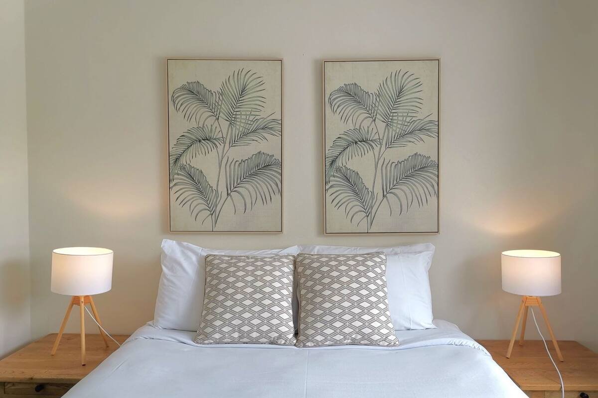 Blackout drapes, iron/ironing board, free WiFi, bed sheets