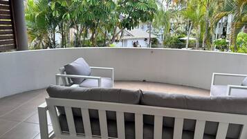 Pool View, One Bedroom Apartment with Private Balcony | Terrace/patio