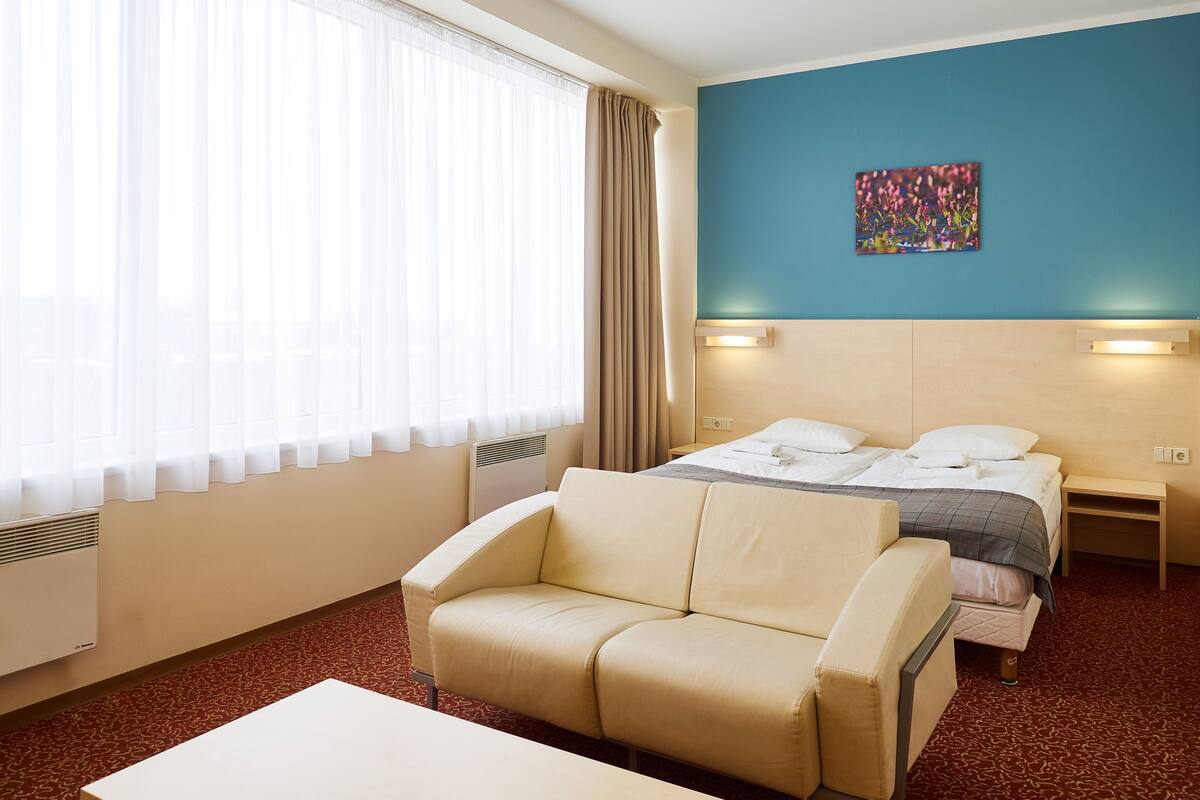 Suite, Sauna | Desk, soundproofing, rollaway beds (surcharge), WiFi (free)