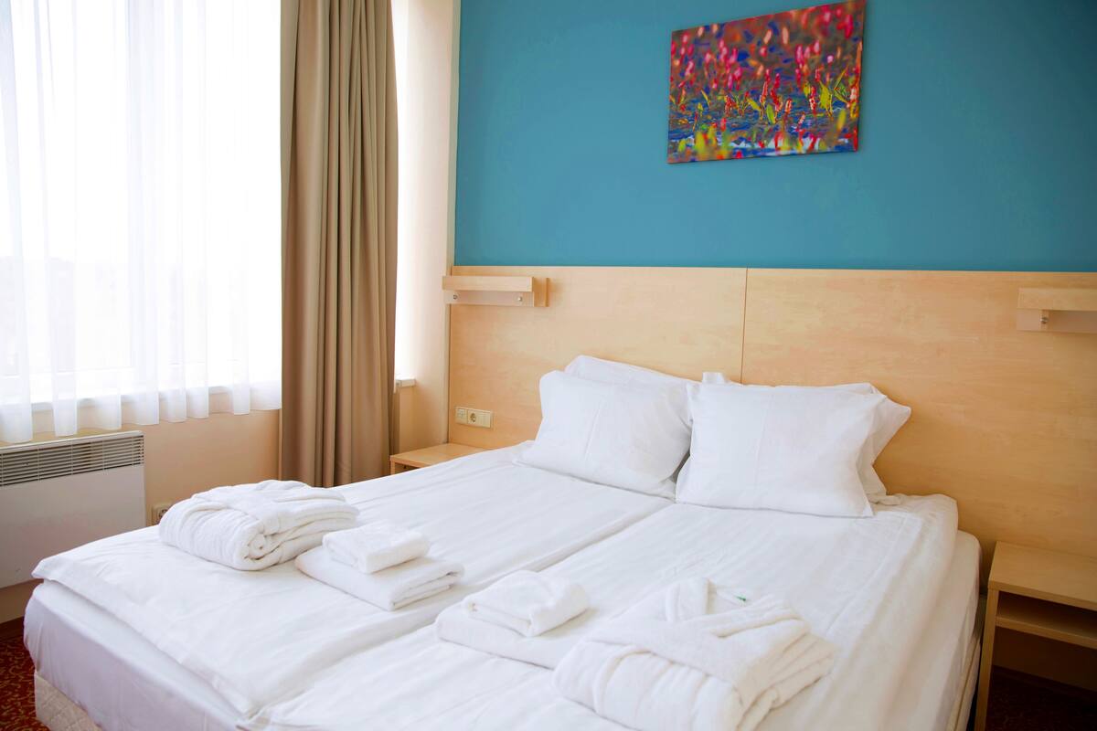 Double Room, 1 Double Bed | Desk, soundproofing, rollaway beds (surcharge), WiFi (free)
