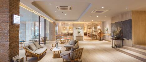 Sala de estar en el lobby