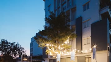 Front of property - evening/night