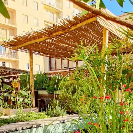 Terraço/pátio. Sud Hotel