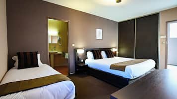 Minibar, in-room safe, desk, blackout curtains