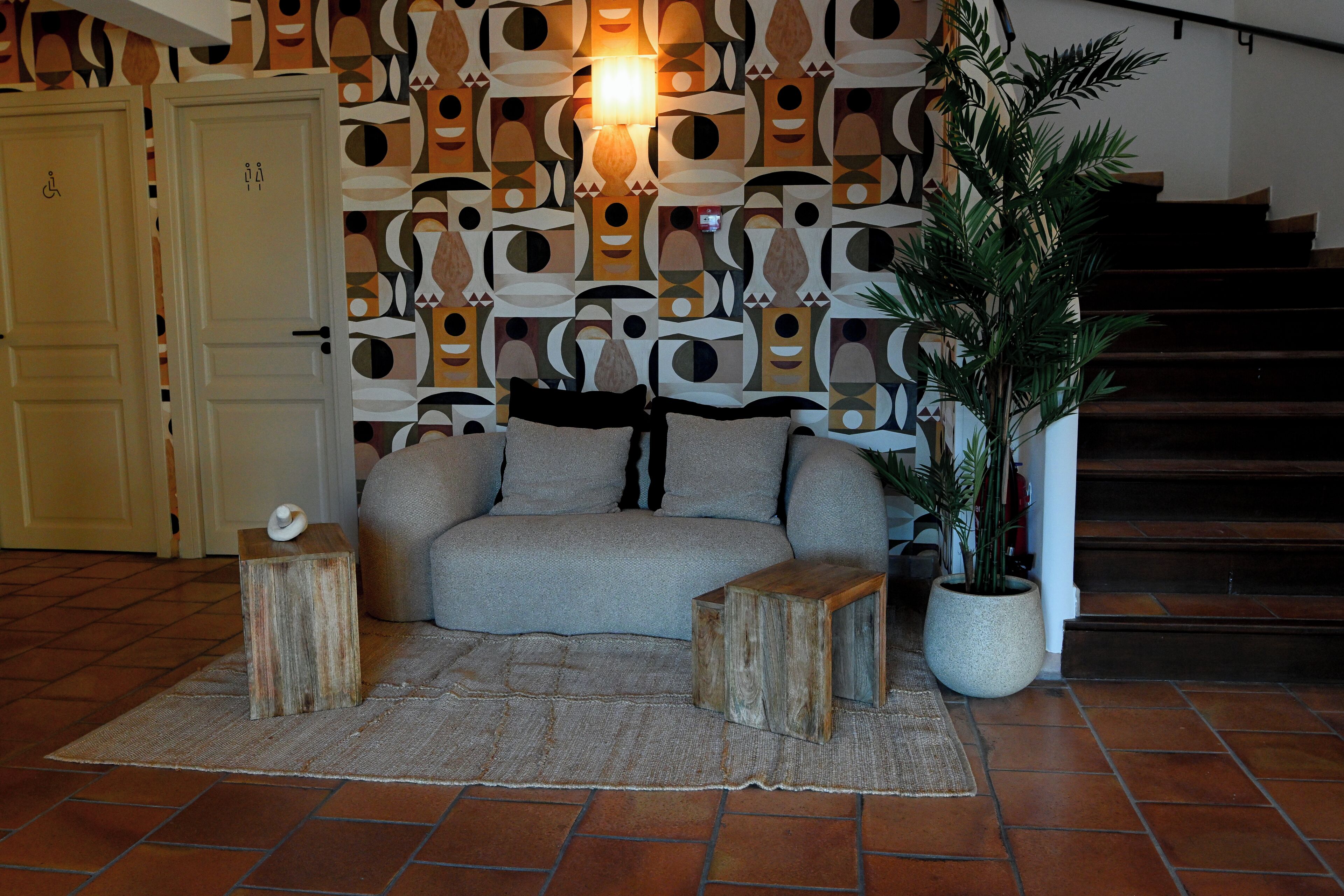 Zona de estar del vestíbulo