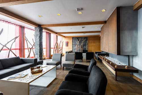 Sitteområde i lobbyen