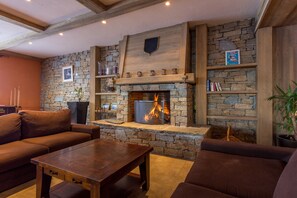 Fireplace - Résidence Le Sun Valley (La Plagne-Tarentaise)