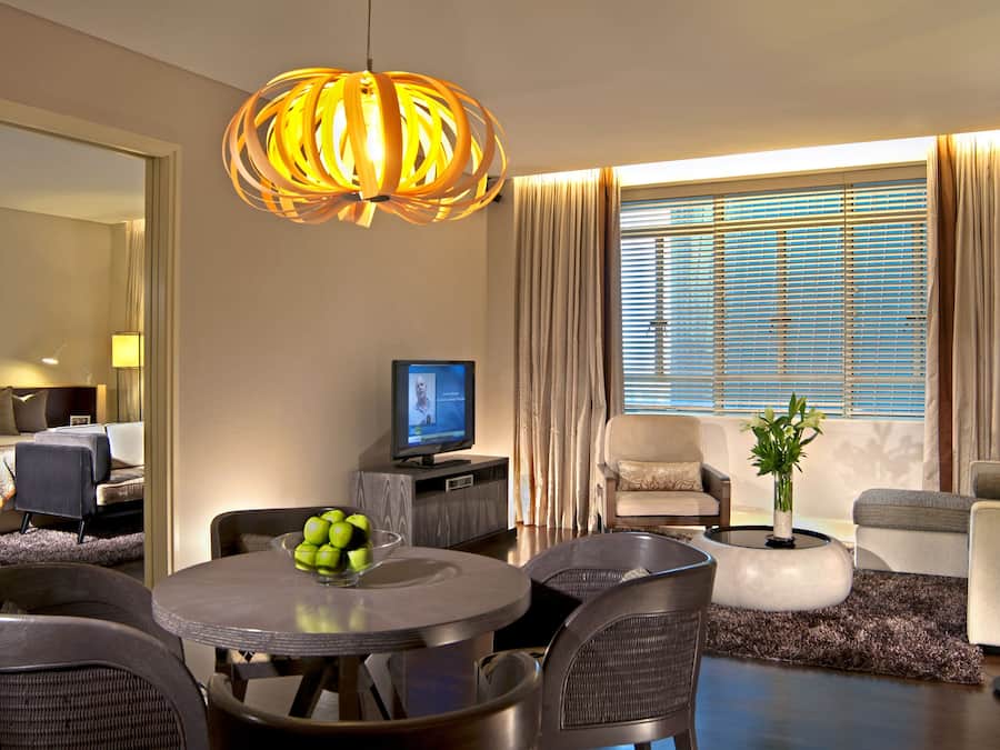 Premium bedding, down comforters, in-room safe, desk