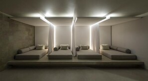 Couples treatment rooms, sauna, Turkish bath, body treatments - Aguas de Ibiza Grand Luxe Hotel (Santa Eulalia del Rio)