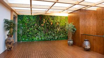 Sauna, hot tub, Turkish bath/hammam, body treatments, body scrubs