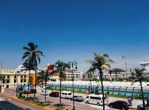 Double Room, 2 Double Beds, Partial Sea View | Balcony view