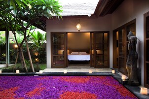 Vila, 2 kamar tidur | 1 kamar tidur, seprai premium, minibar, dan brankas