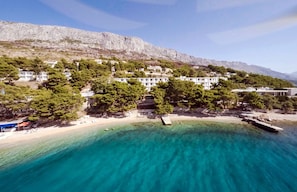 Aerial view - Sagitta all inclusive holiday resort (Omis)