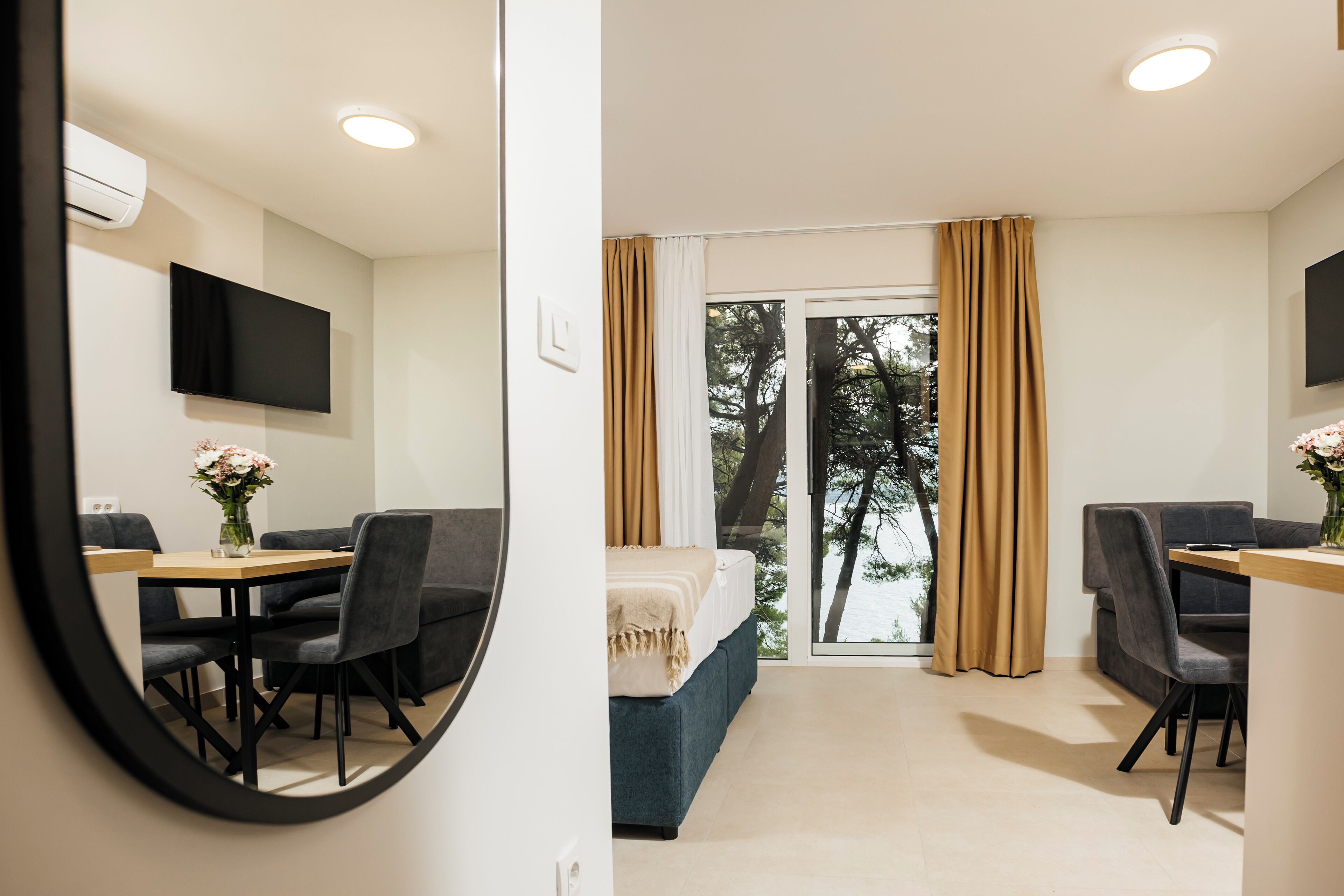 Perhebungalow | Oleskelualue | Televisio