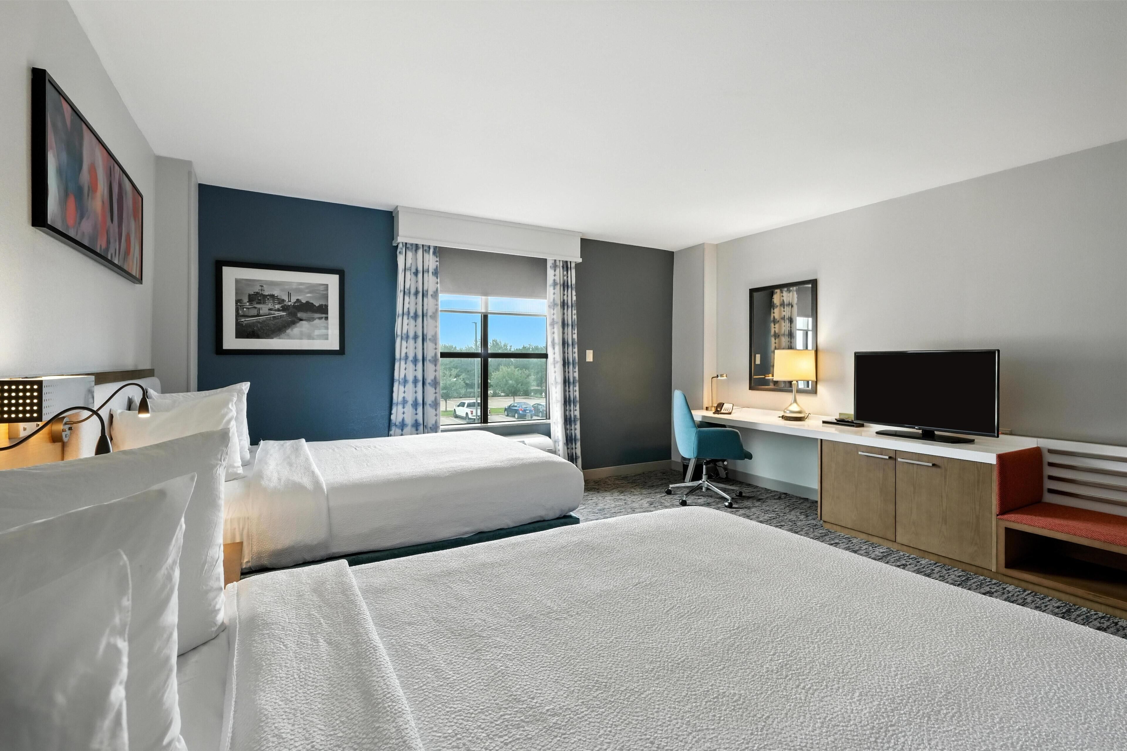 Room, 2 Queen Beds, Non Smoking | Premium bedding, minibar, in-room safe, individually decorated