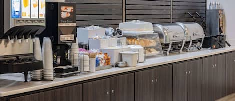 Free daily on-the-go breakfast