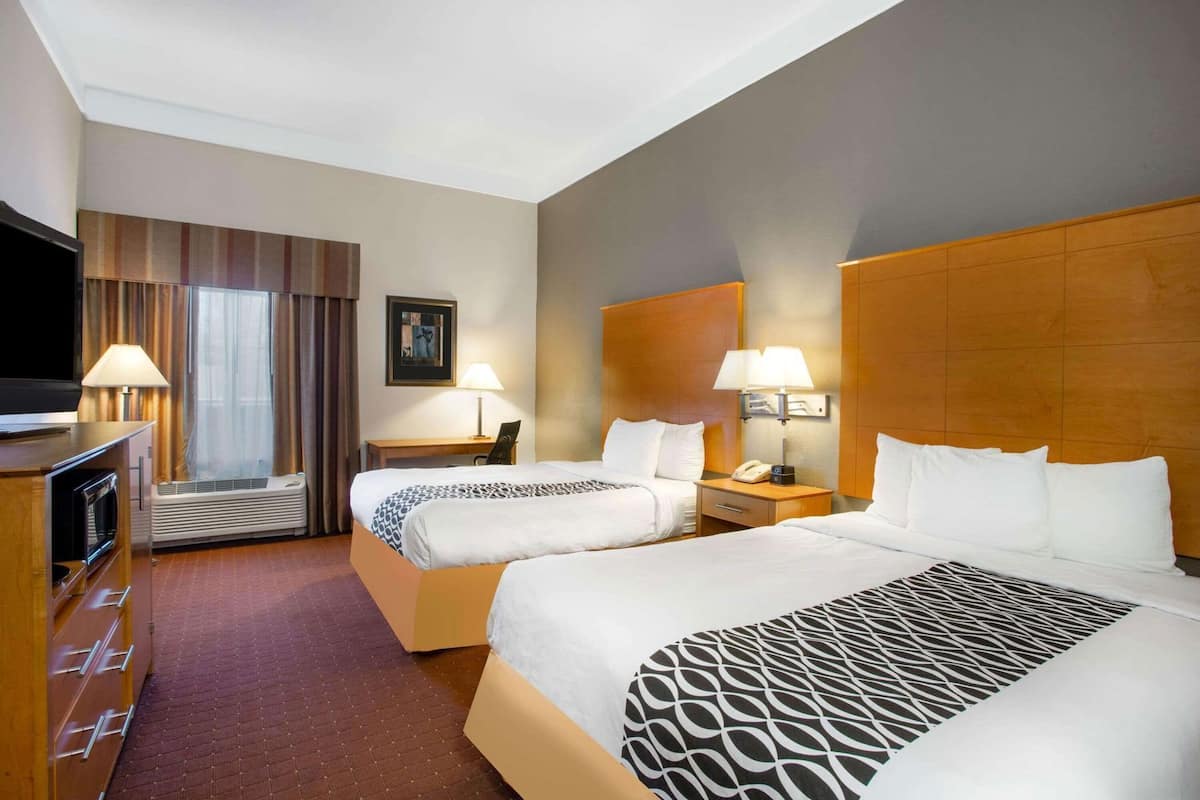 Premium bedding, pillow-top beds, in-room safe, desk