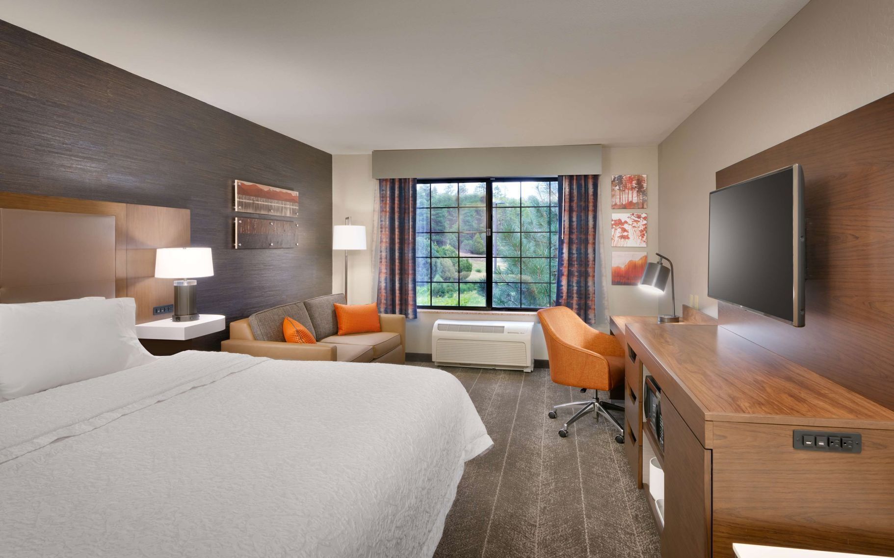 In-room safe, iron/ironing board, free wired internet, bed sheets