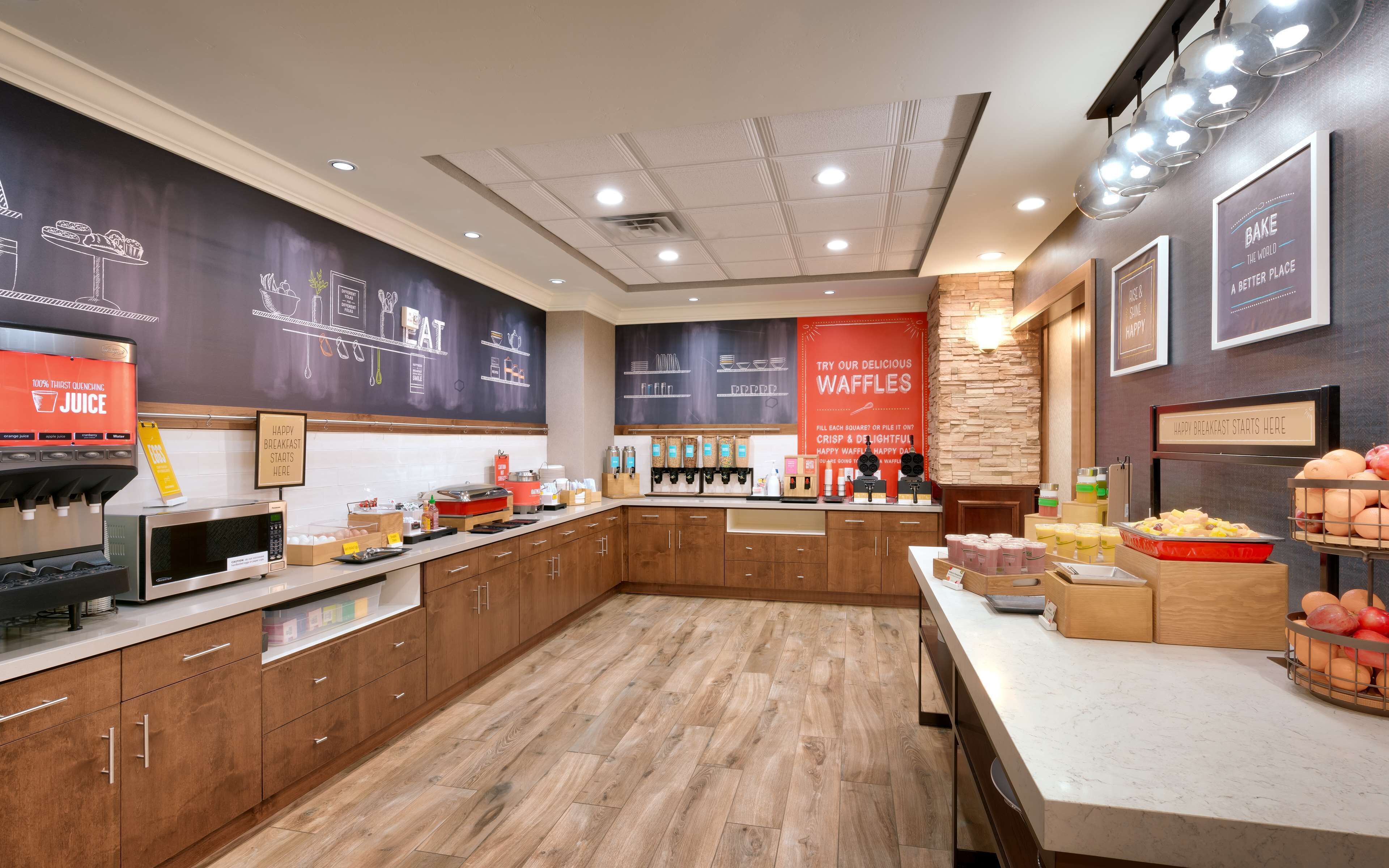 Free daily buffet breakfast