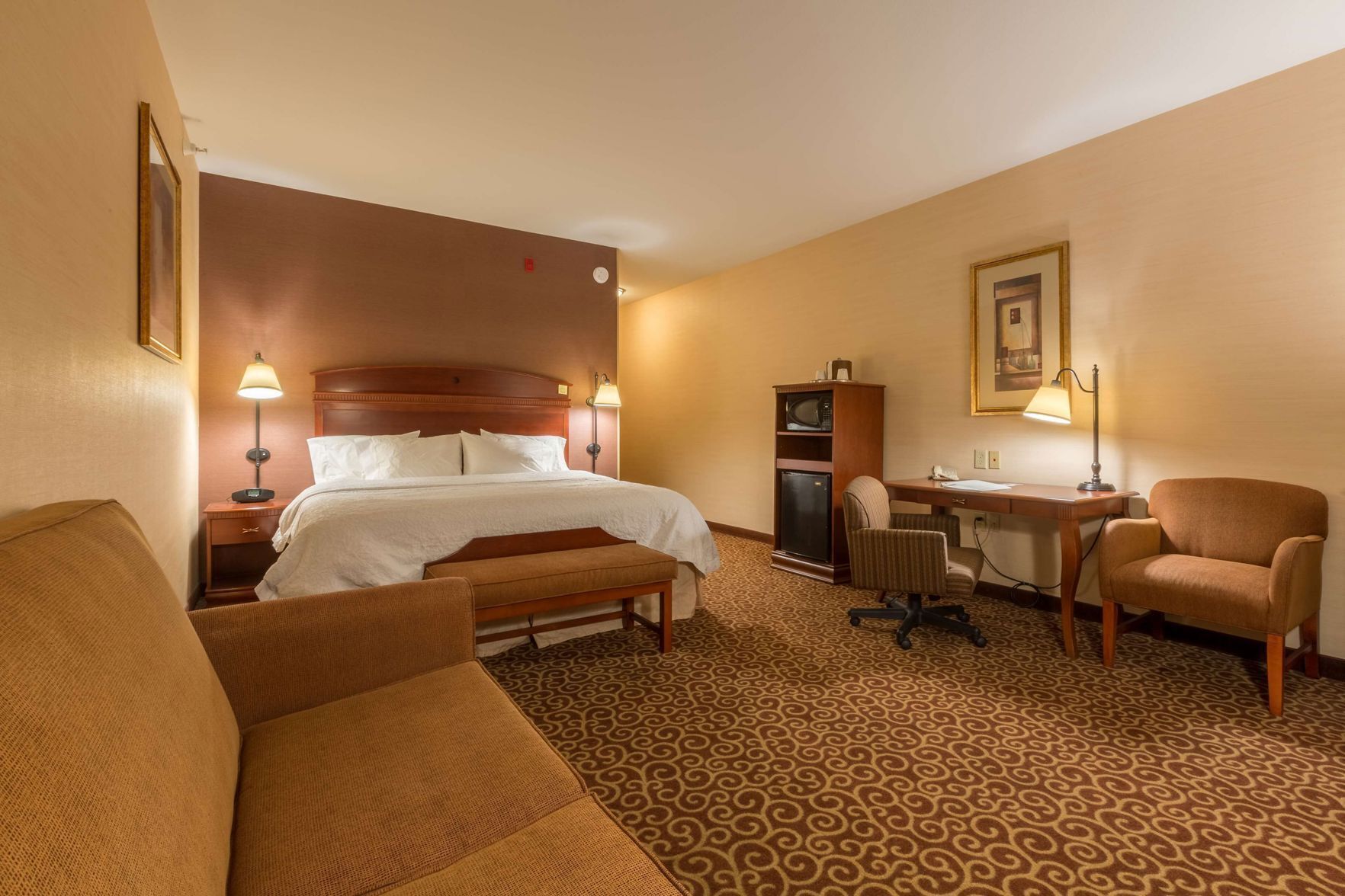 Hypo-allergenic bedding, in-room safe, iron/ironing board, free WiFi