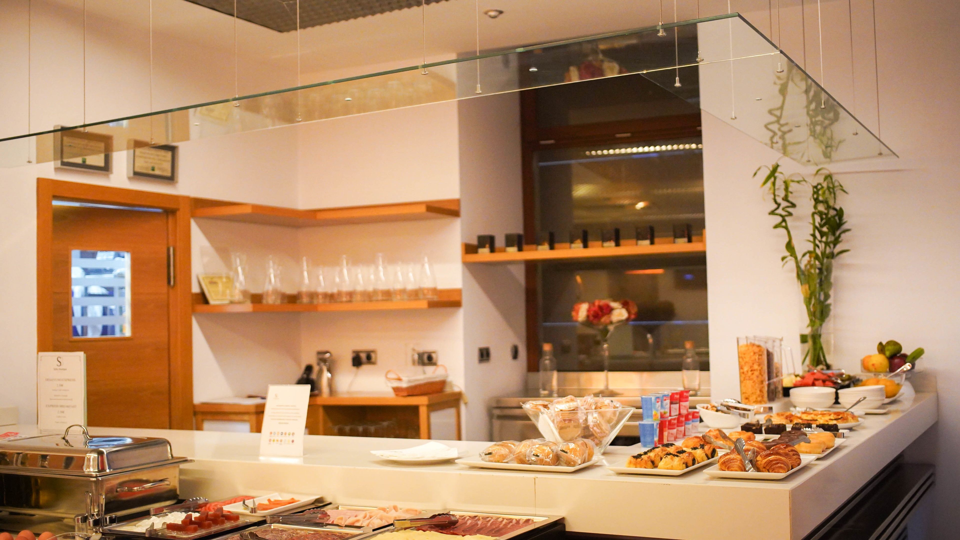 daily buffet breakfast (eur 12 per person)