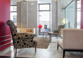 Sala de estar en el lobby