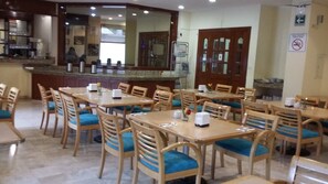 Breakfast, lunch, dinner served; local cuisine