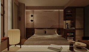 Minibar, desk, iron/ironing board, free WiFi