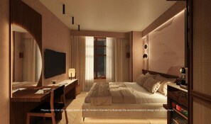 Minibar, desk, iron/ironing board, free WiFi