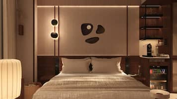 Minibar, desk, iron/ironing board, free WiFi