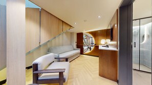 Suite studio Prestige | Aire de séjour | Téléviseur de 60 cm avec télévision par cùble