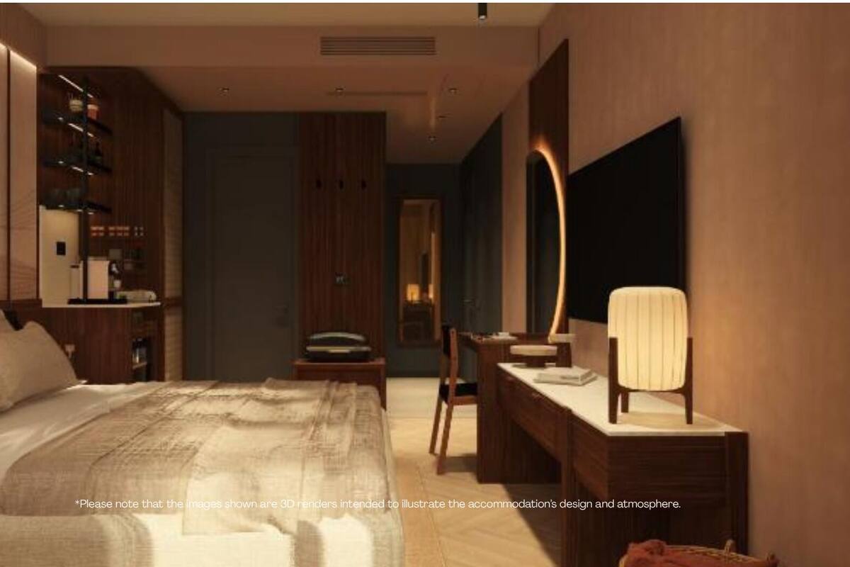 Minibar, desk, iron/ironing board, free WiFi