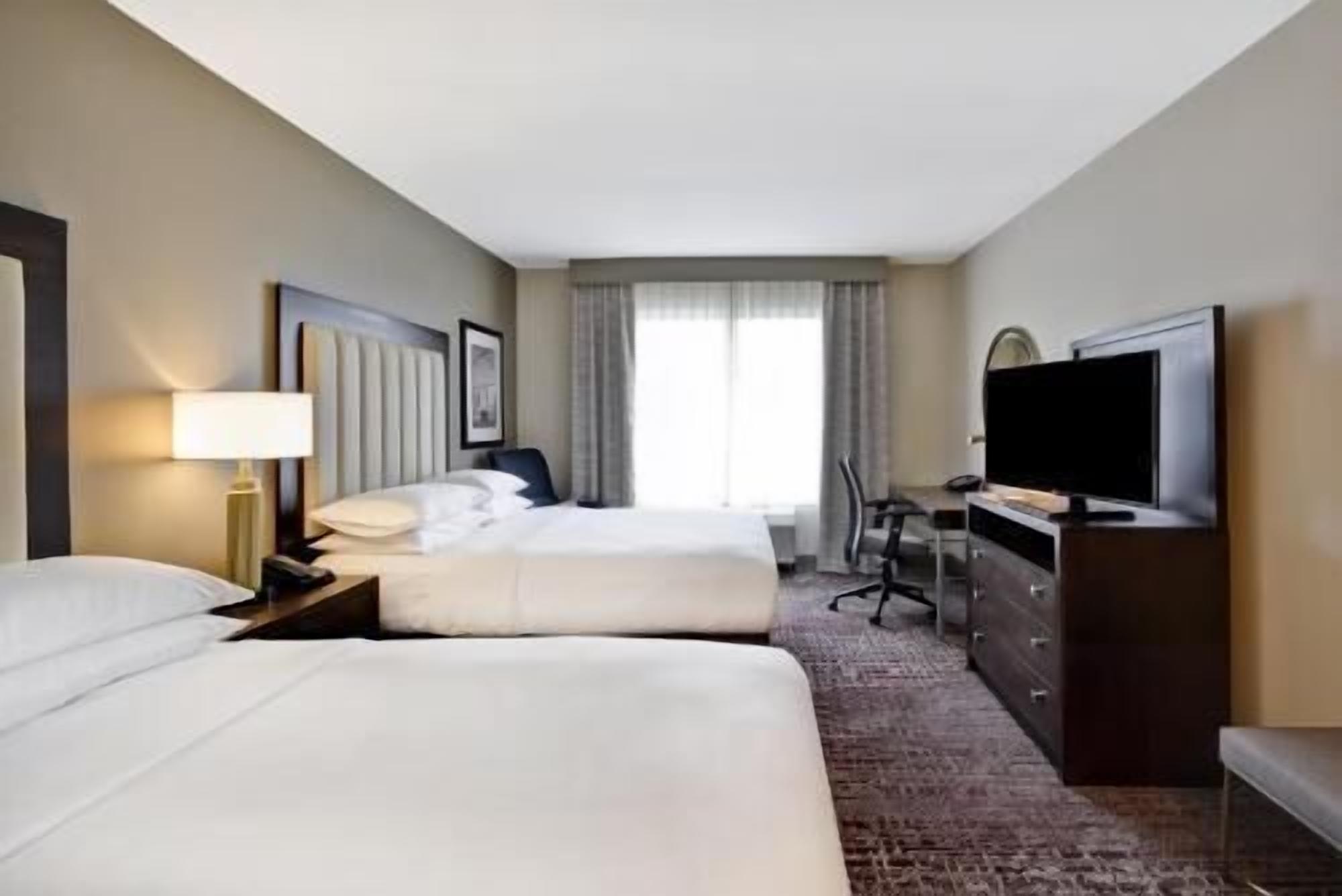 In-room safe, desk, blackout curtains, iron/ironing board