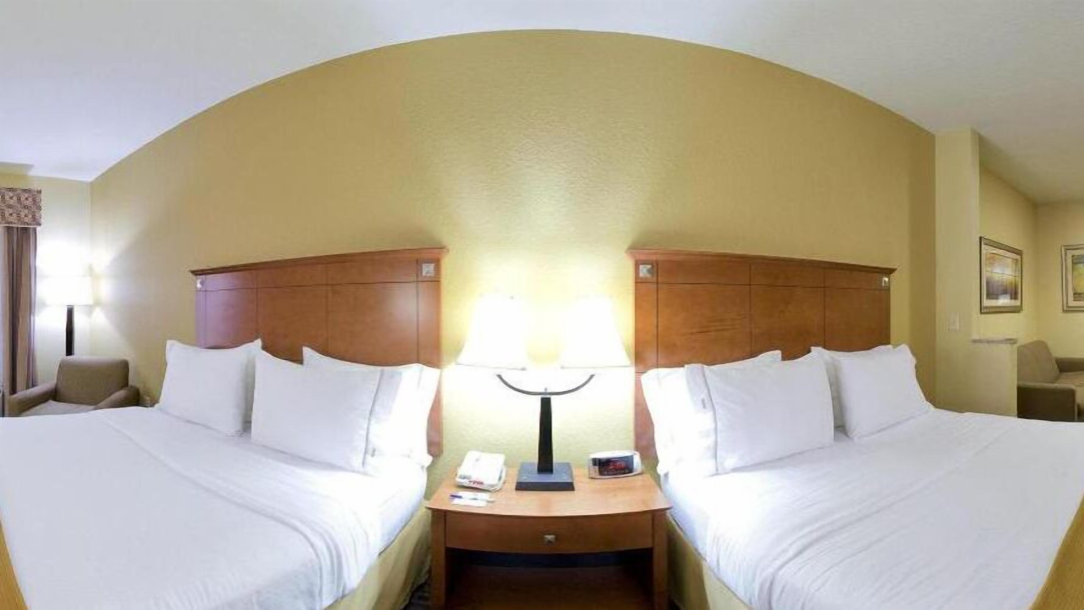 1 bedroom, desk, laptop workspace, iron/ironing board