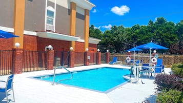 Seasonal outdoor pool