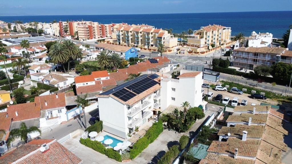 Voorkant van accommodatie