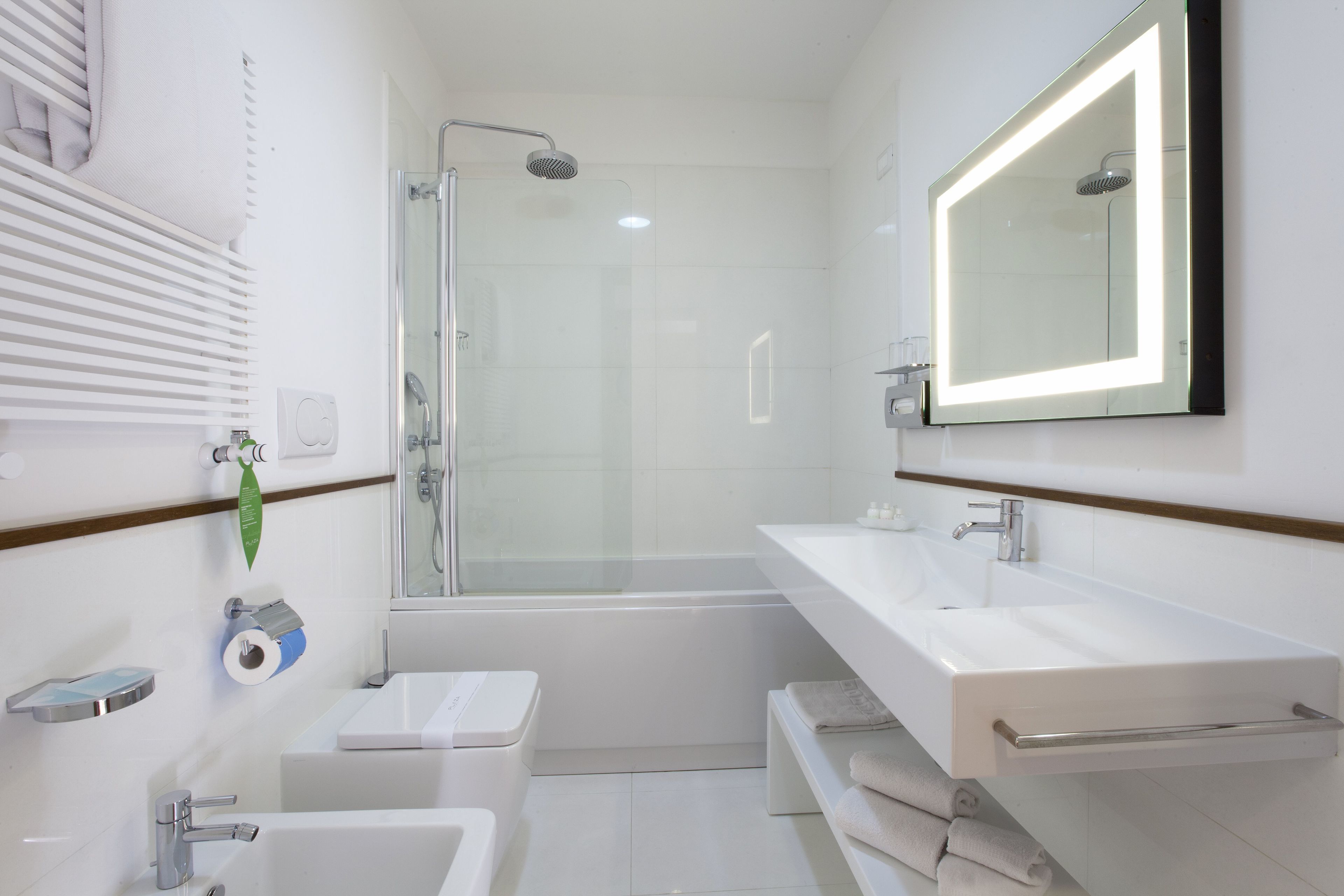 free toiletries, hair dryer, slippers, soap